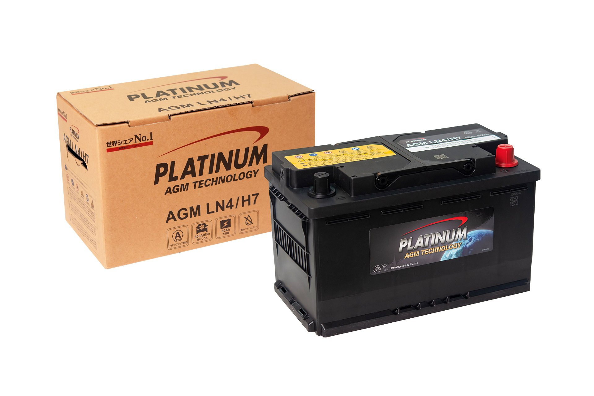 Ắc quy Platinum AGM LN4H7 (80 AH; 800 CCA)