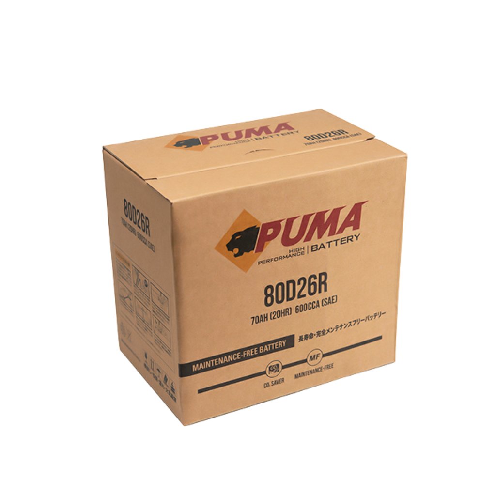 Ắc quy Puma 80D26R (70Ah; 600CCA)