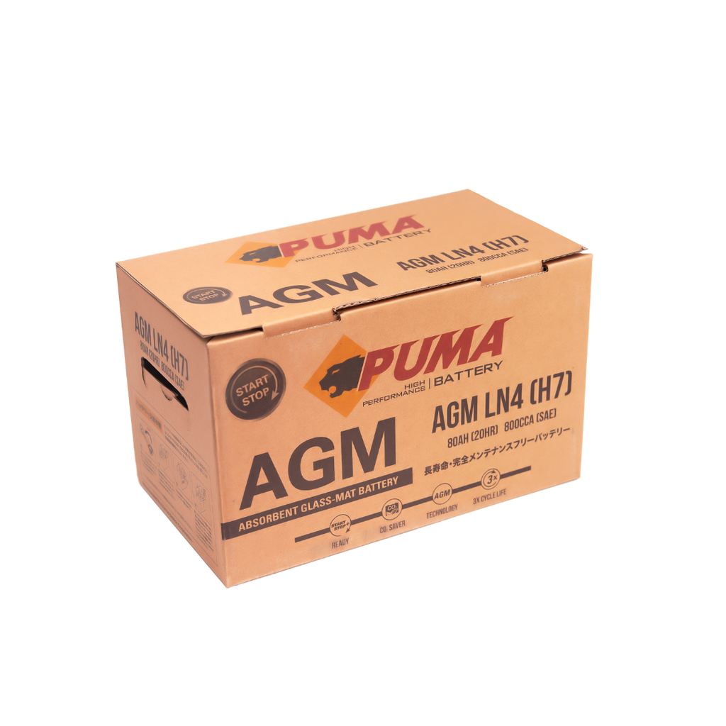 Ắc quy PUMA AGM LN4/H7 (80Ah; 800CCA)